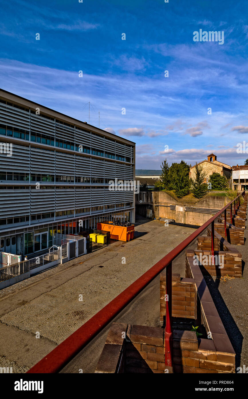 Italia Piemonte Canavese Ivrea museo aperto Officine Olivetti ICO Foto Stock