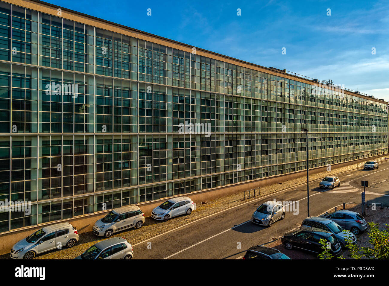 Italia Piemonte Canavese Ivrea museo aperto Officine Olivetti ICO Foto Stock