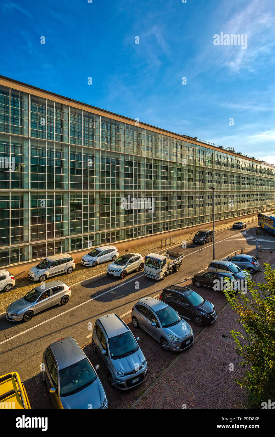 Italia Piemonte Canavese Ivrea museo aperto Officine Olivetti ICO Foto Stock