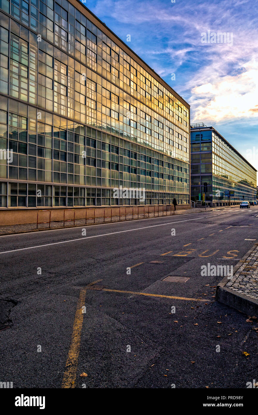 Italia Piemonte Canavese Ivrea museo aperto Officine Olivetti ICO Foto Stock