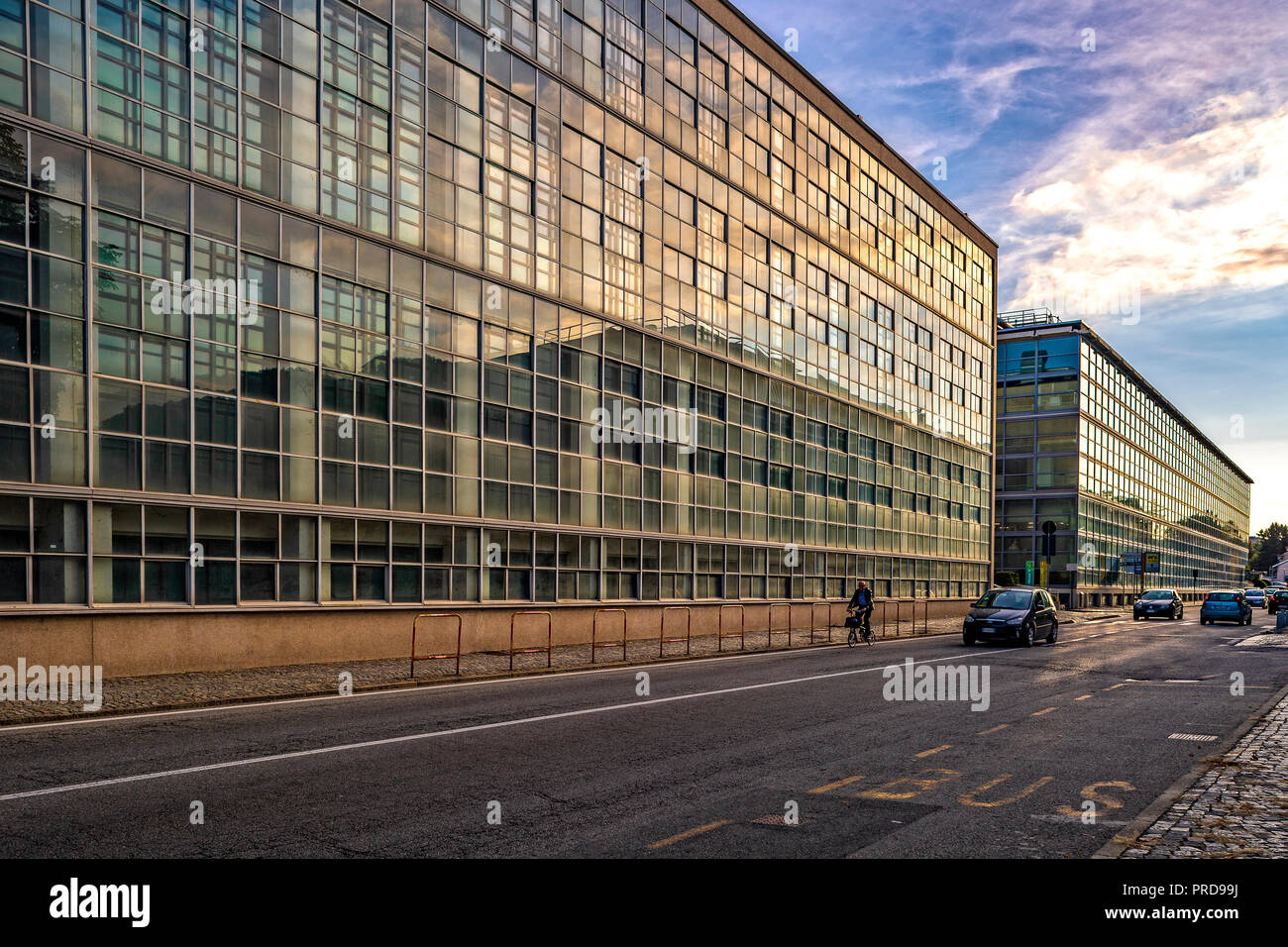 Italia Piemonte Canavese Ivrea museo aperto Officine Olivetti ICO Foto Stock