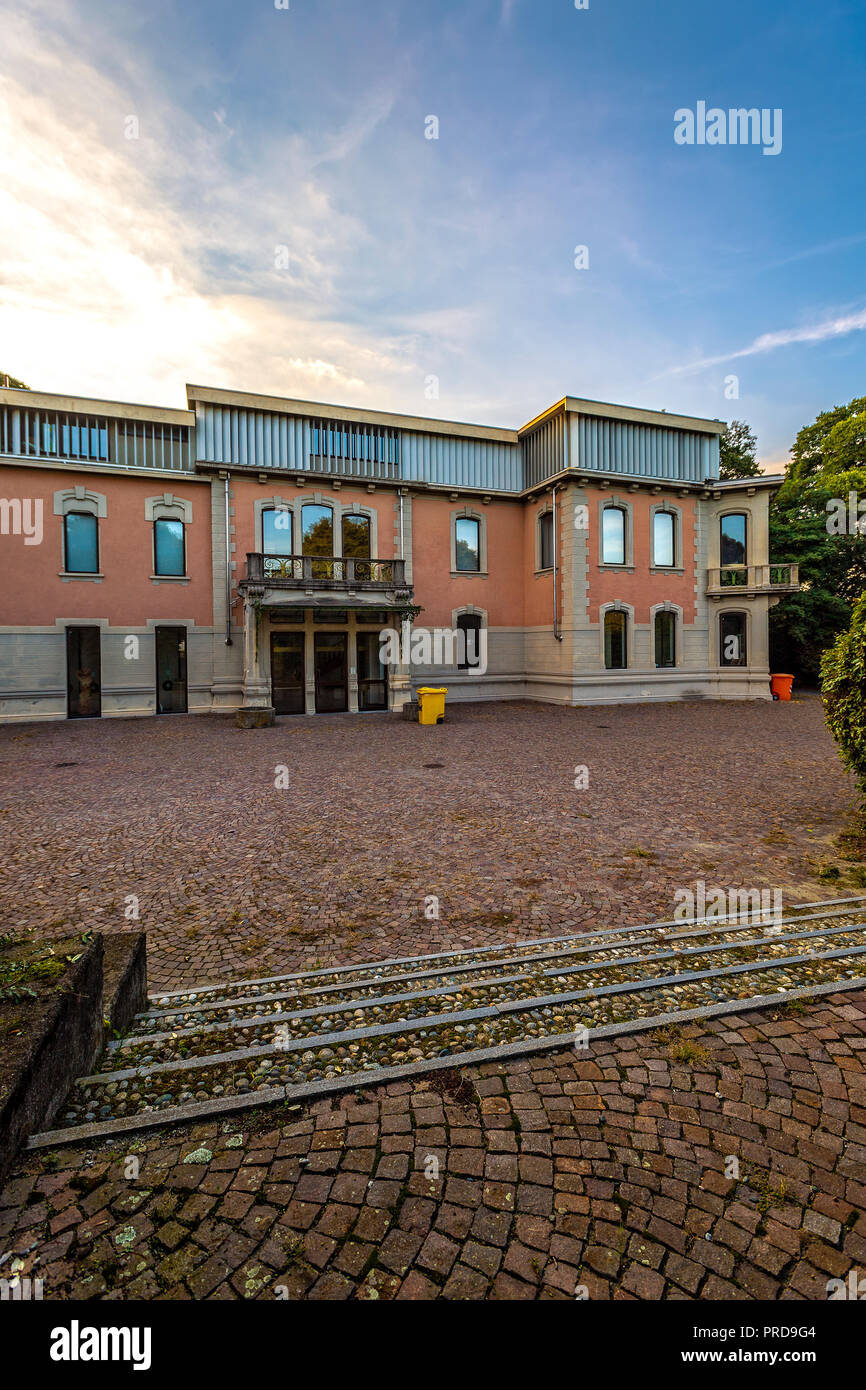 Italia Piemonte Canavese Ivrea museo aperto Olivetti Villa Casana Foto Stock