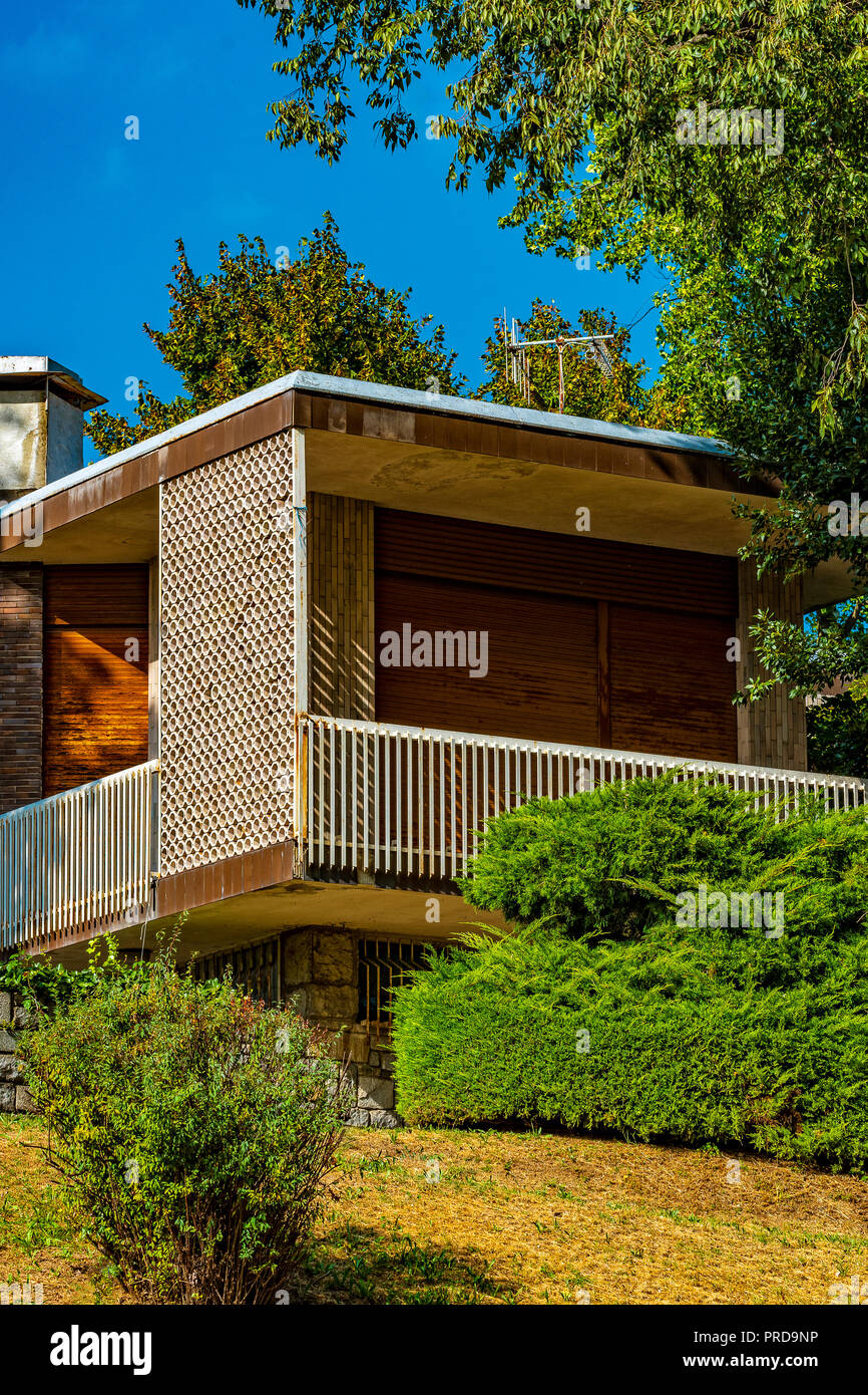 Italia Piemonte Canavese Ivrea museo aperto Olivetti Villa Rossi Foto Stock