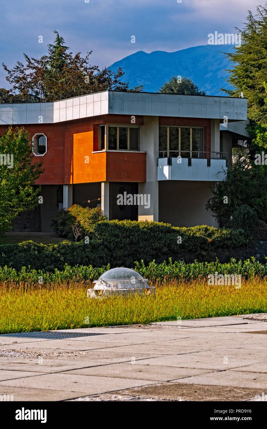 Italia Piemonte Canavese Ivrea museo aperto Olivetti unità residenziali Foto Stock