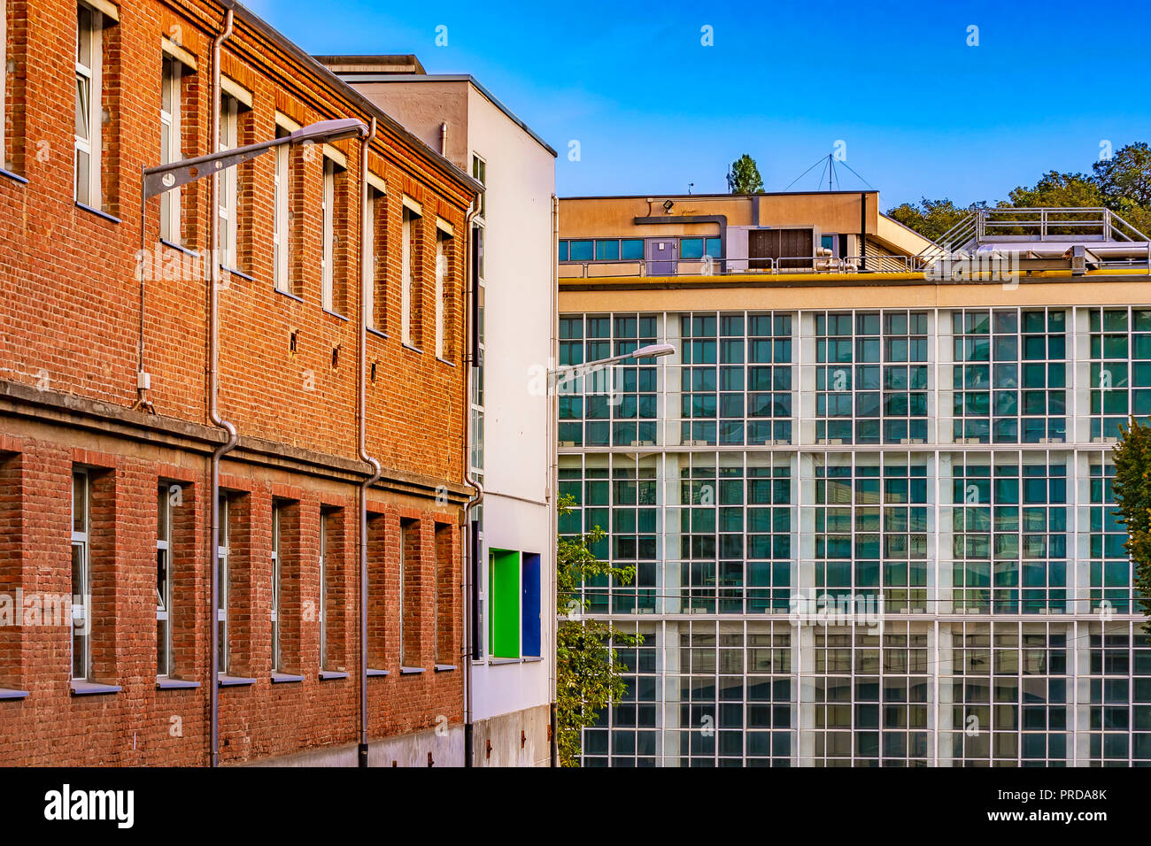 Italia Piemonte Canavese Ivrea museo aperto Officine Olivetti ICO Foto Stock