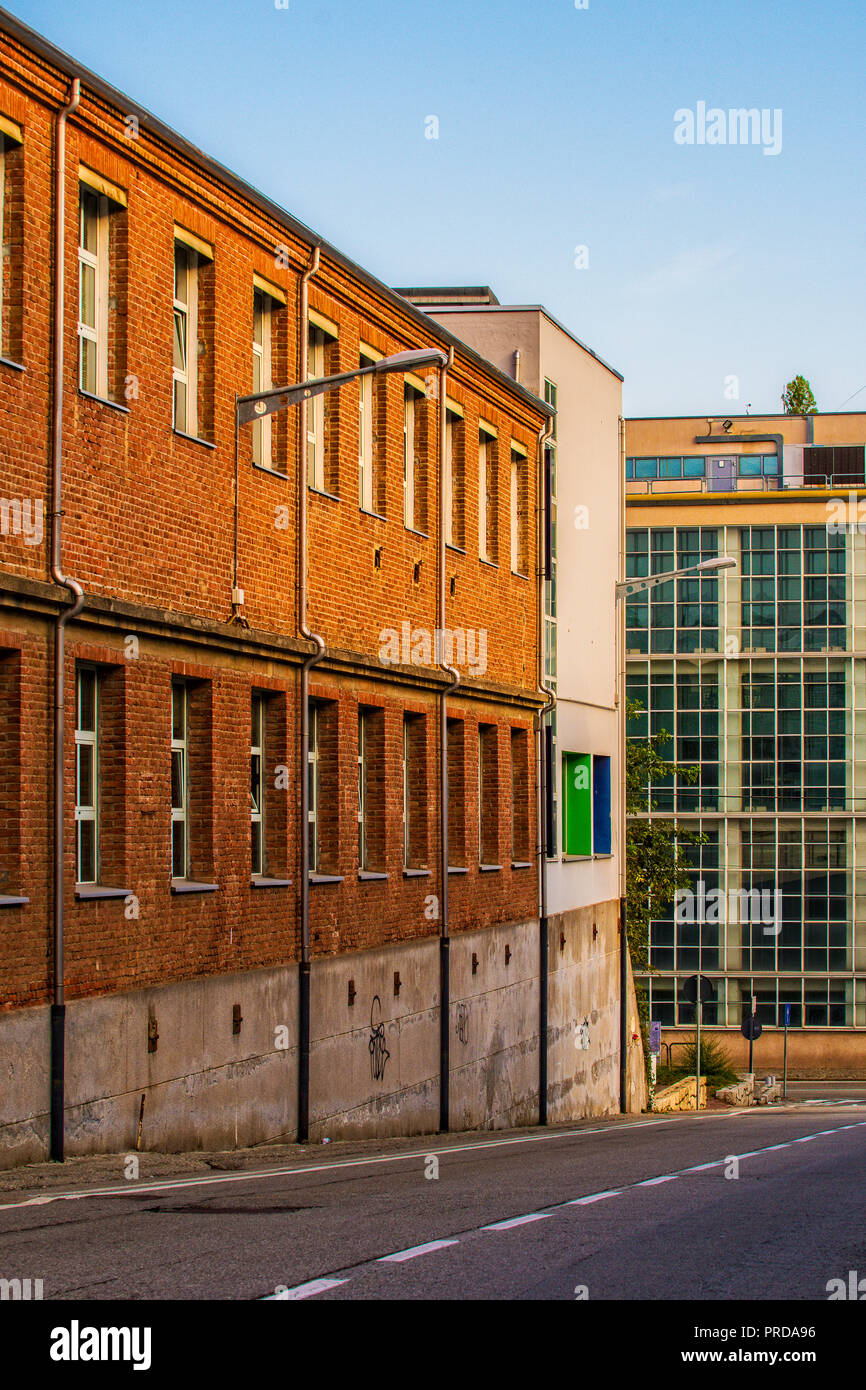 Italia Piemonte Canavese Ivrea museo aperto Officine Olivetti ICO Foto Stock