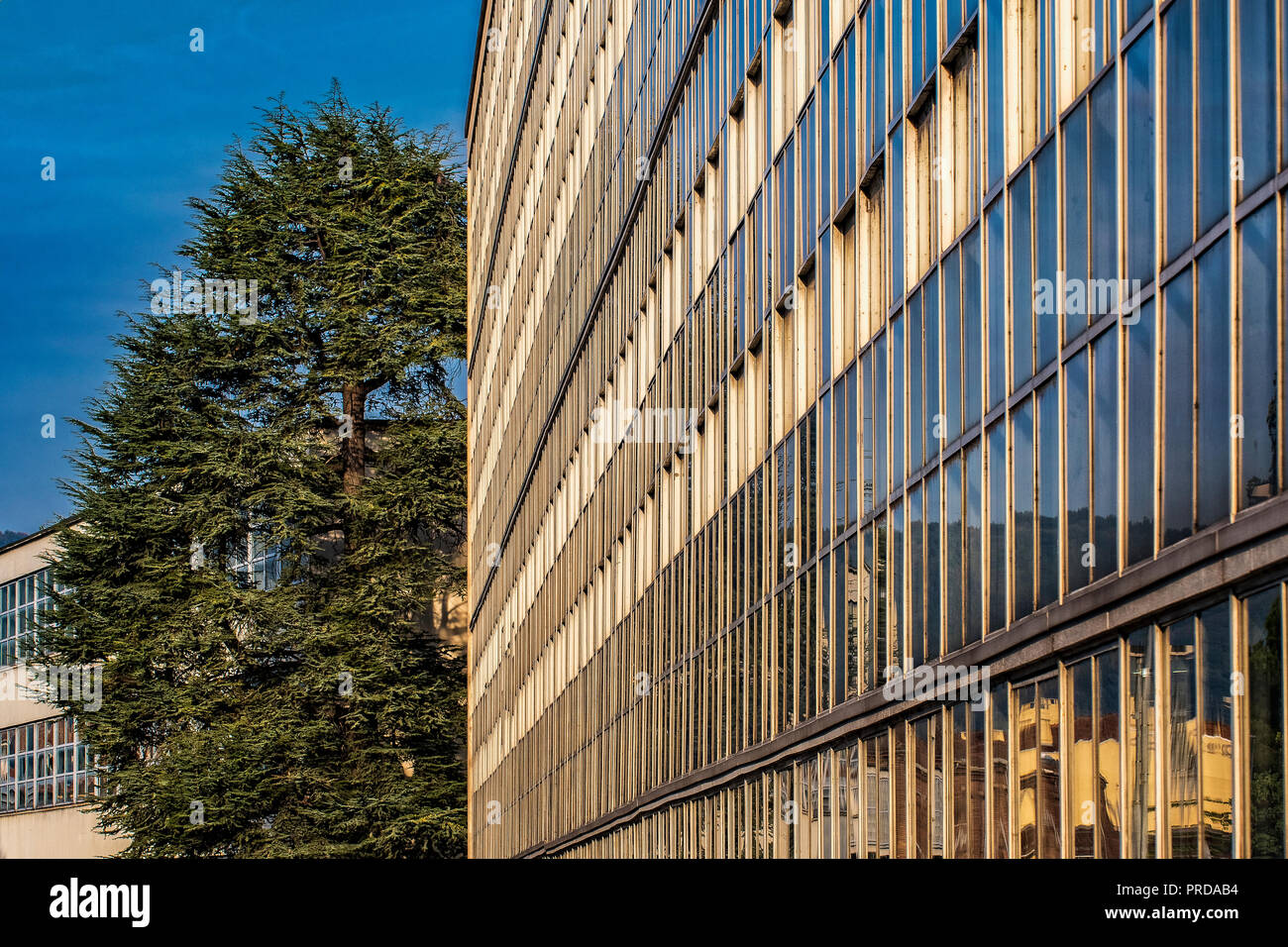 Italia Piemonte Canavese Ivrea museo aperto Officine Olivetti ICO Foto Stock