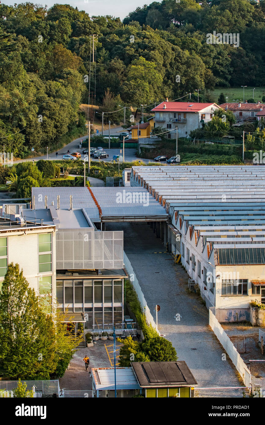Italia Piemonte Canavese Ivrea museo aperto Officine Olivetti ICO Foto Stock