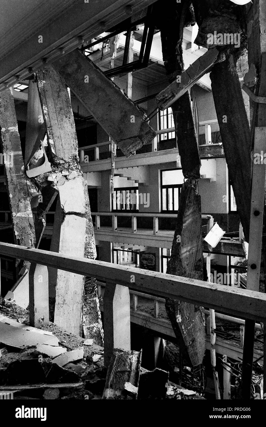 Città internazionale progetto: demolizione di Lione salone fiera, Lione, Francia Foto Stock