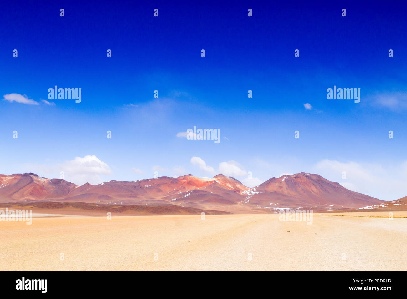 Paesaggio boliviano, Salvador Dali vista nel deserto. Bella la Bolivia Foto Stock