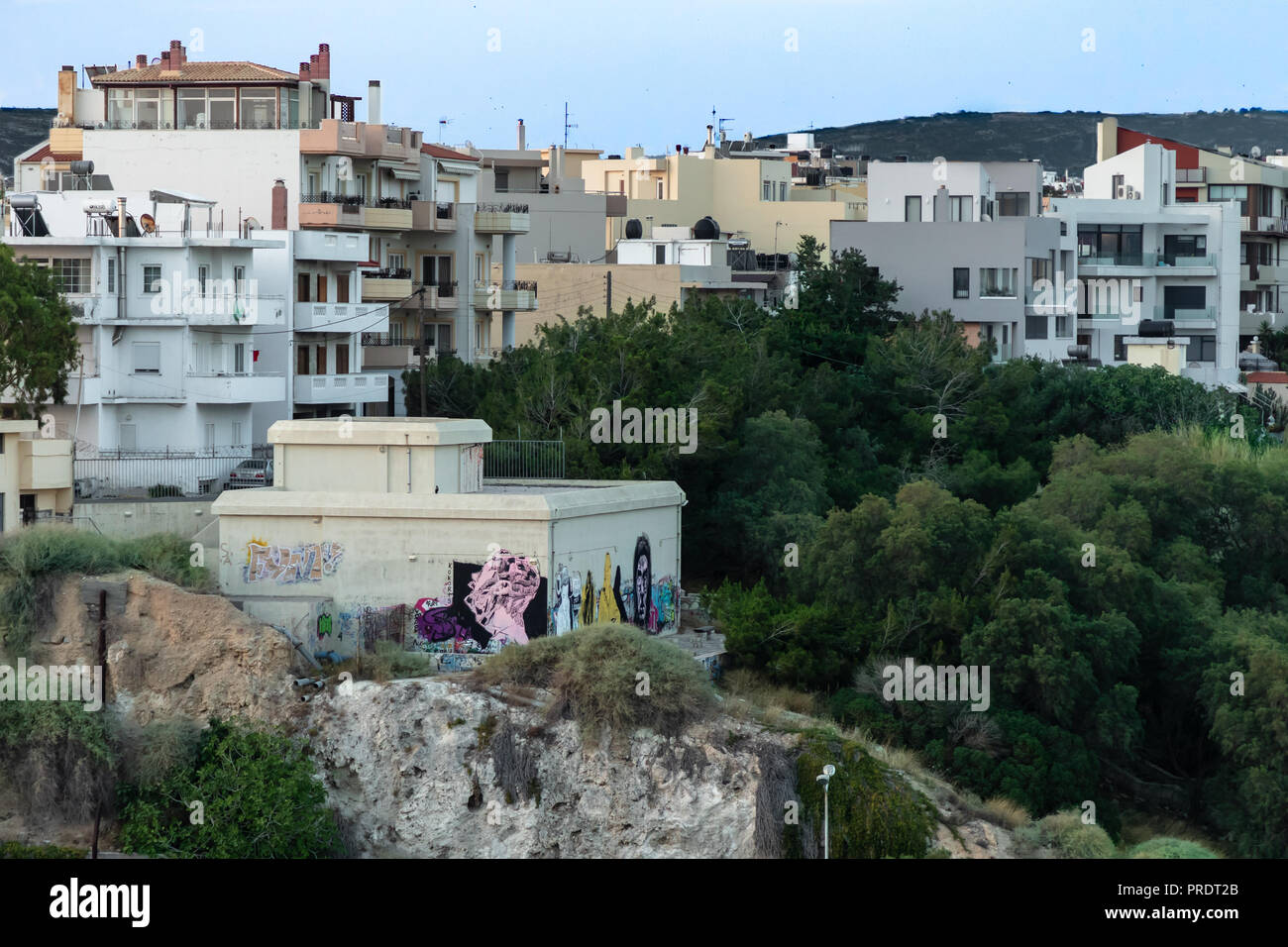 Heraklion, Creta, Grecia all'alba Foto Stock