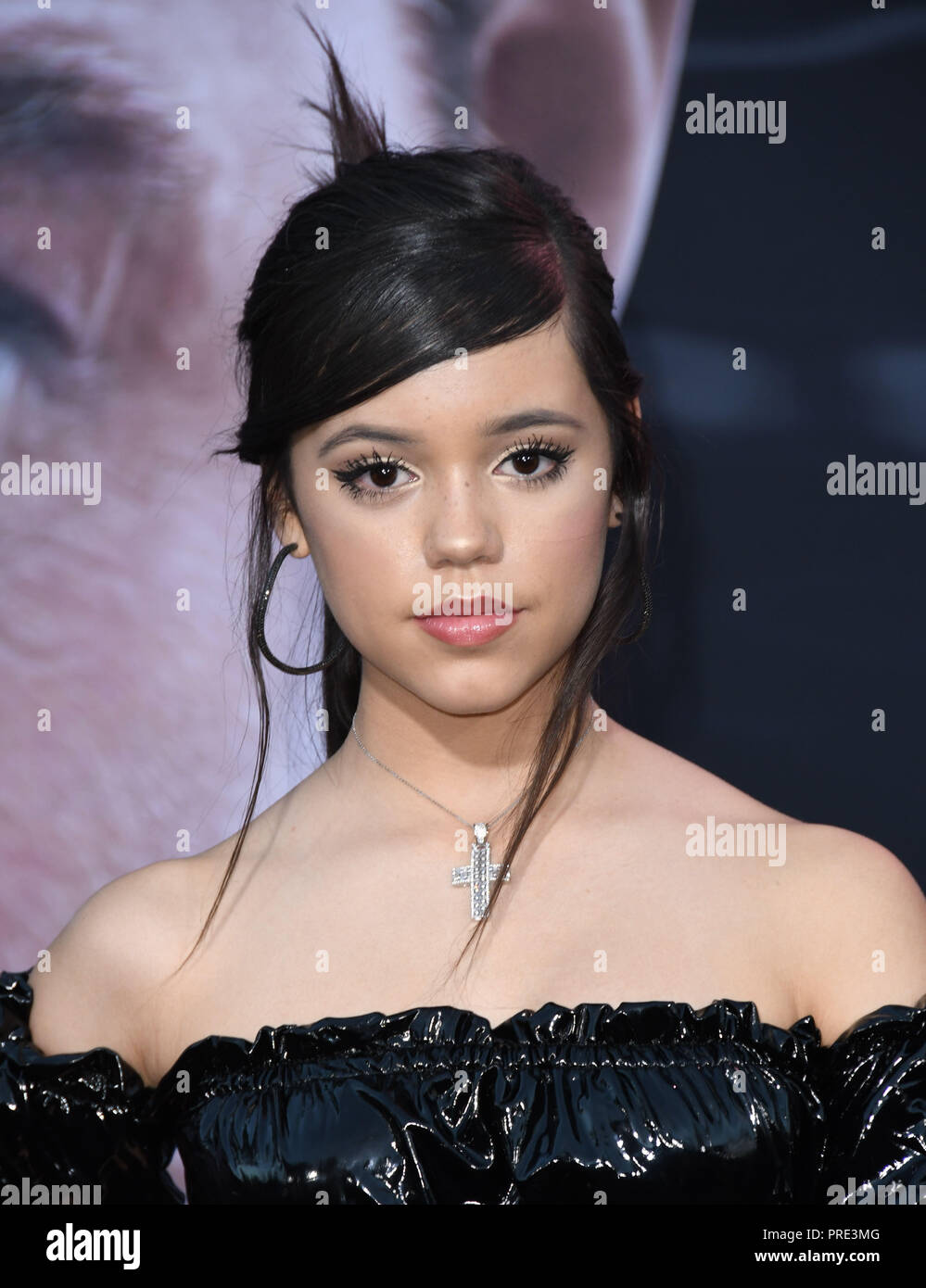 Westwood, CA, Stati Uniti d'America. 1 Ott 2018. 01 Ottobre 2018 - Westwood, California - Jenna Ortega. ''Venom " Los Angeles Premiere detenute al Regency Village Theatre. Photo credit: Birdie Thompson/AdMedia Credito: Birdie Thompson/AdMedia/ZUMA filo/Alamy Live News Foto Stock
