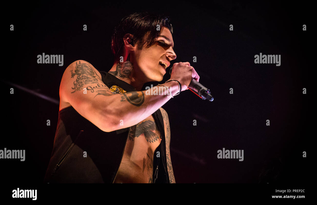 Velo nero spose, Live a Manchester Academy 2018 Foto Stock