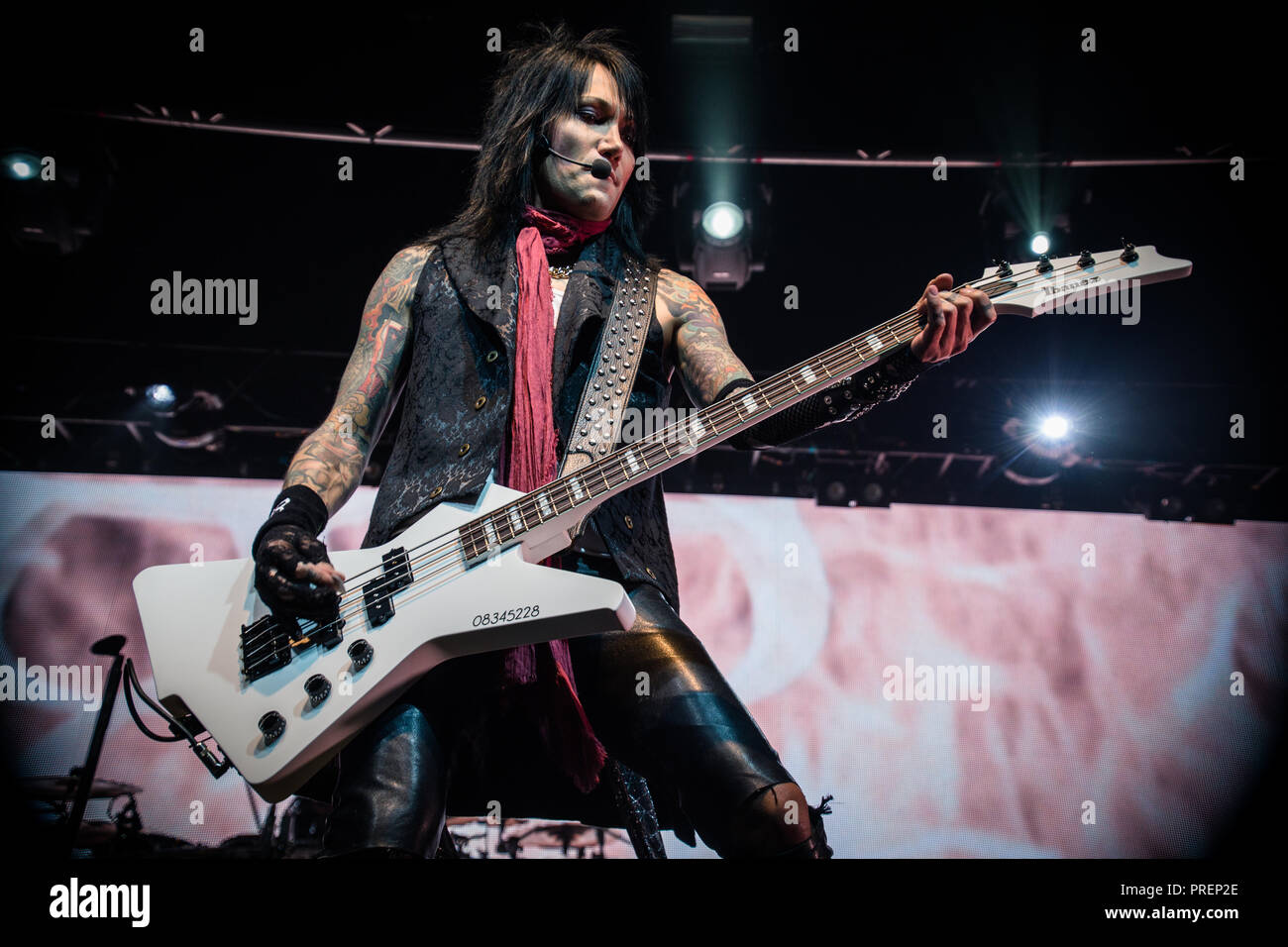 Velo nero spose, Live a Manchester Academy 2018 Foto Stock