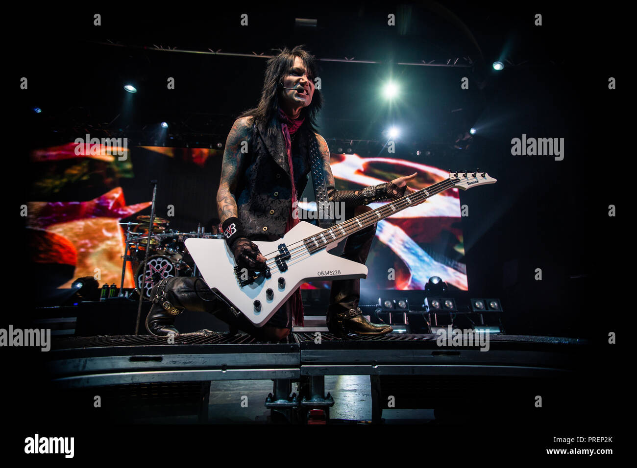 Velo nero spose, Live a Manchester Academy 2018 Foto Stock