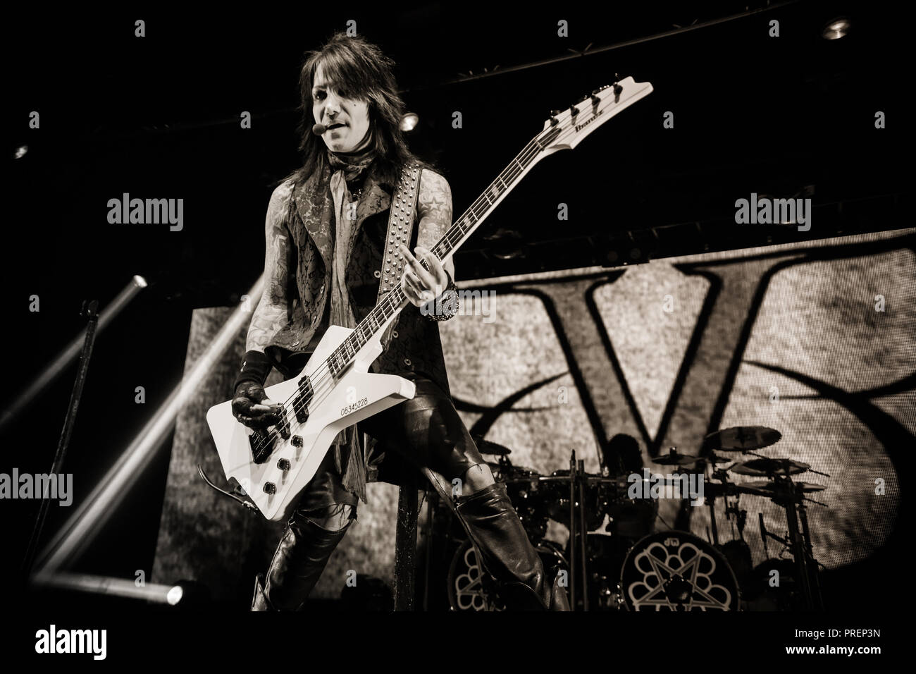 Velo nero spose, Live a Manchester Academy 2018 Foto Stock