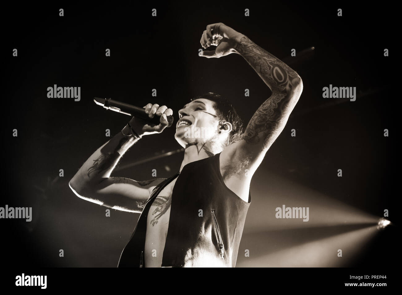 Velo nero spose, Live a Manchester Academy 2018 Foto Stock