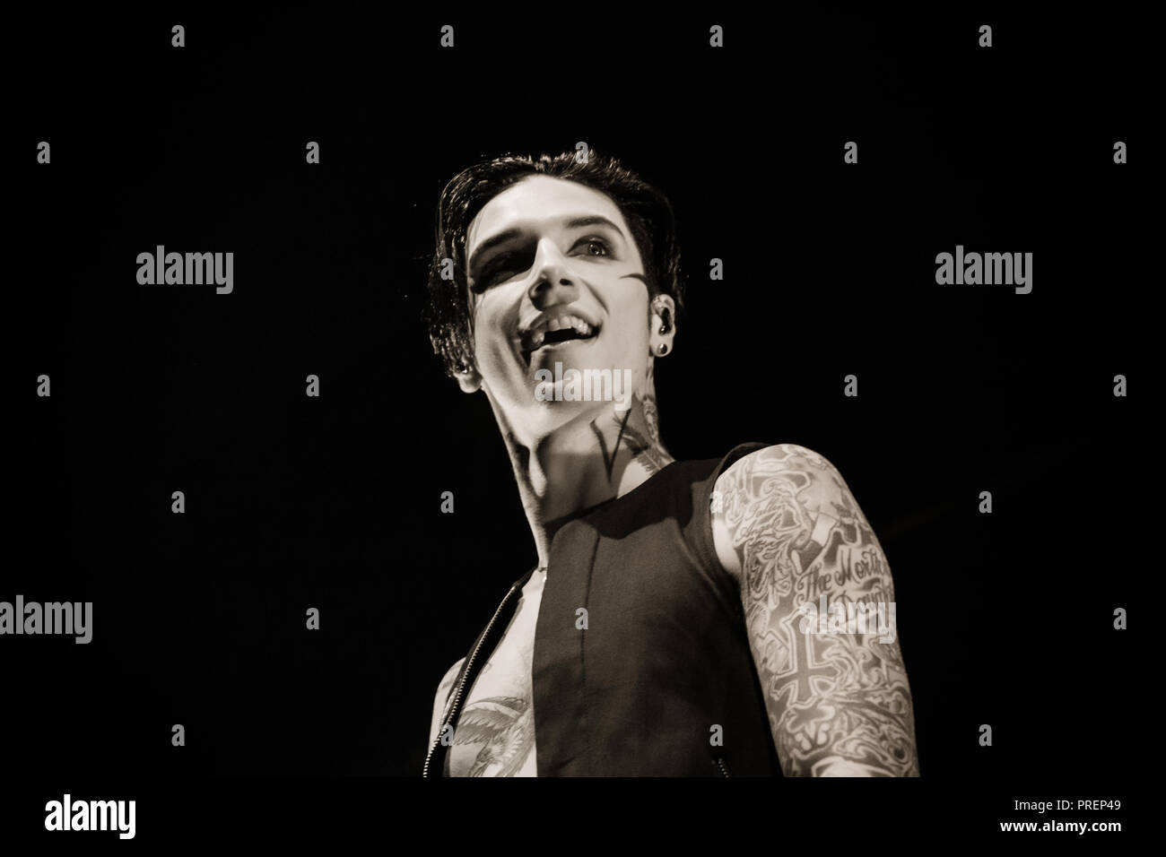 Velo nero spose, Live a Manchester Academy 2018 Foto Stock
