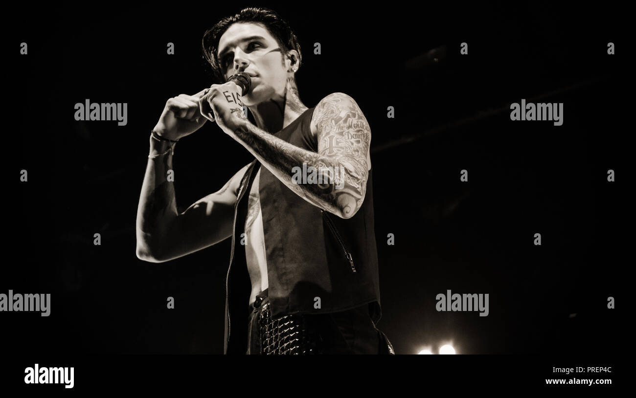 Velo nero spose, Live a Manchester Academy 2018 Foto Stock