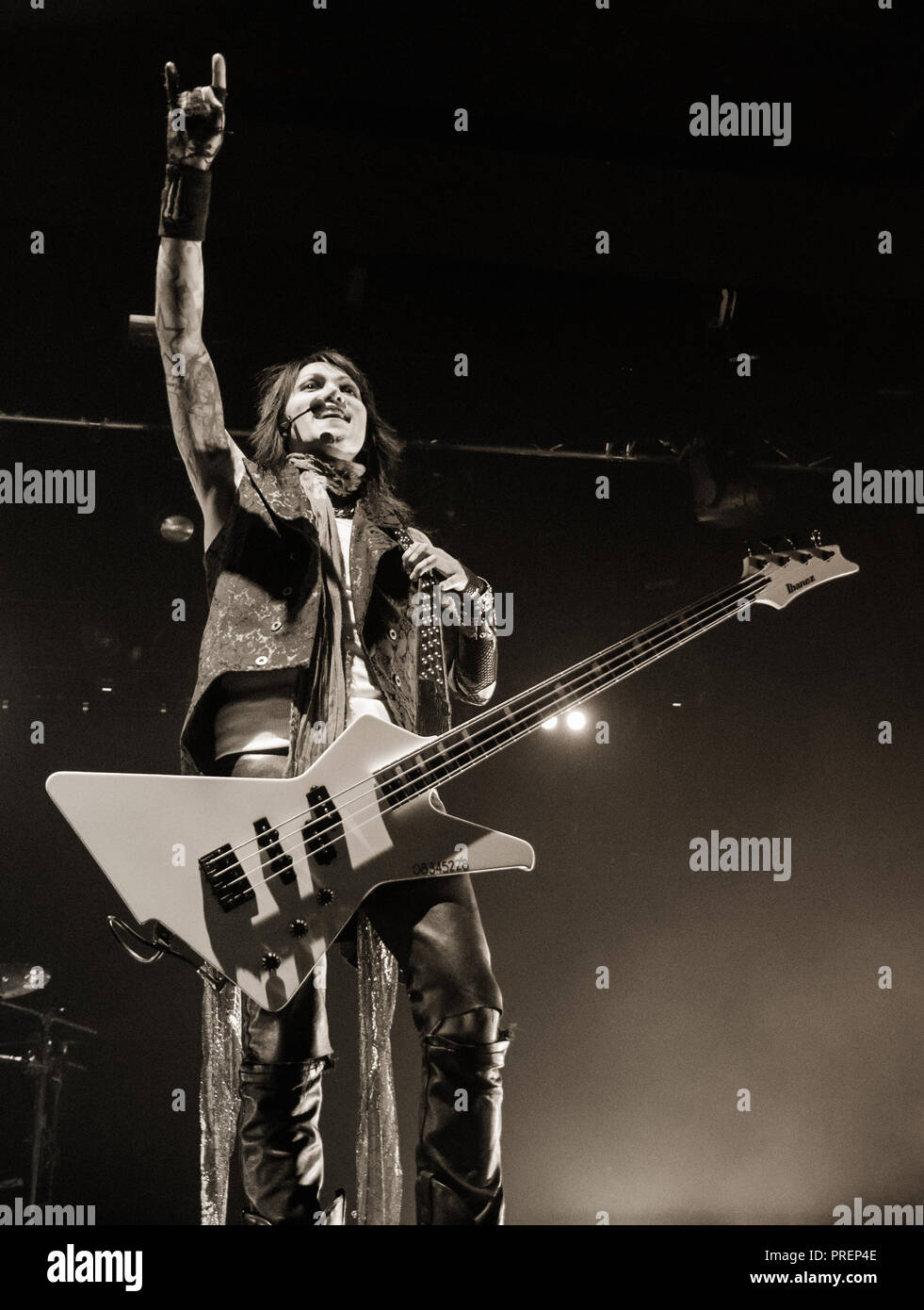 Velo nero spose, Live a Manchester Academy 2018 Foto Stock