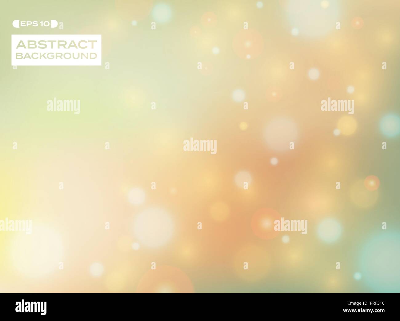 Abstract del gradiente di maglia di colore colorate con bokeh, vettoriale EPS10 Illustrazione Vettoriale