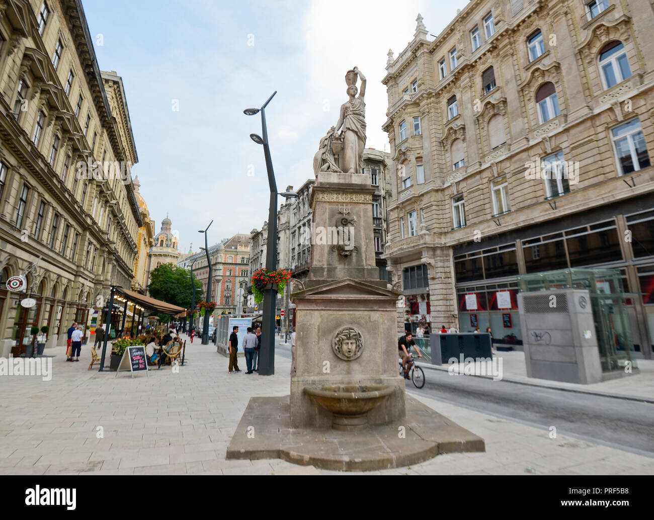 Bene le Nereidi, Budapest, Ungheria Foto Stock