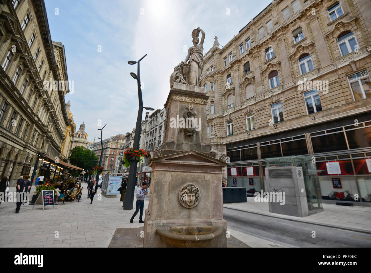 Bene le Nereidi, Budapest, Ungheria Foto Stock