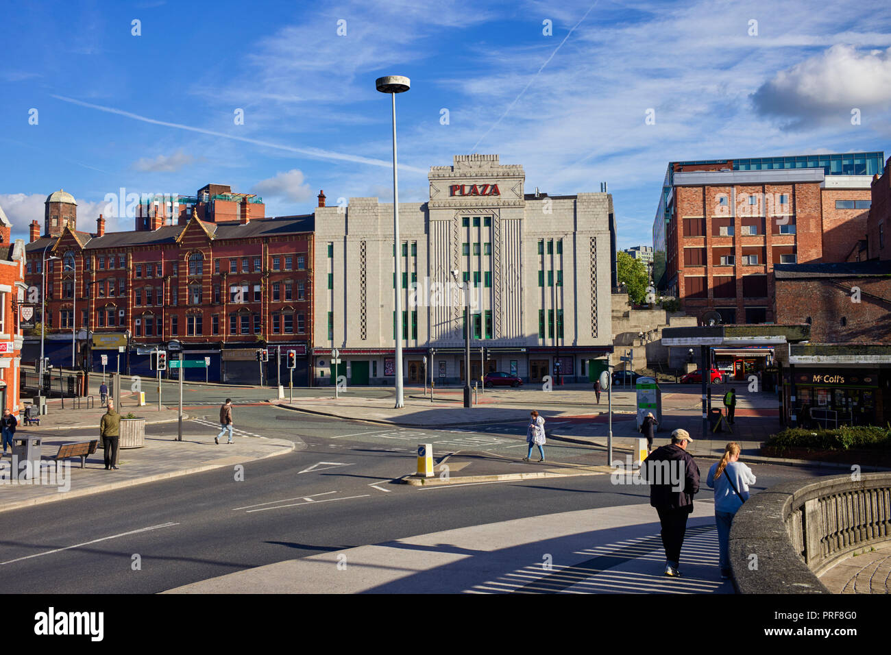 Plaza area cinema di Stockport vicino a Manchester Foto Stock