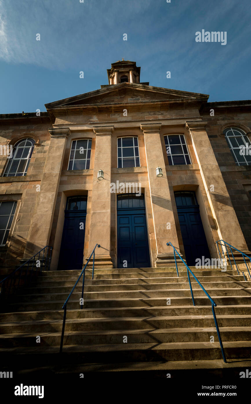 Port Glasgow Scozia Palazzi & Fiume Clyde Coast Line Foto Stock