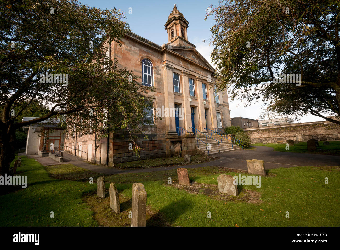 Port Glasgow Scozia Palazzi & Fiume Clyde Coast Line Foto Stock