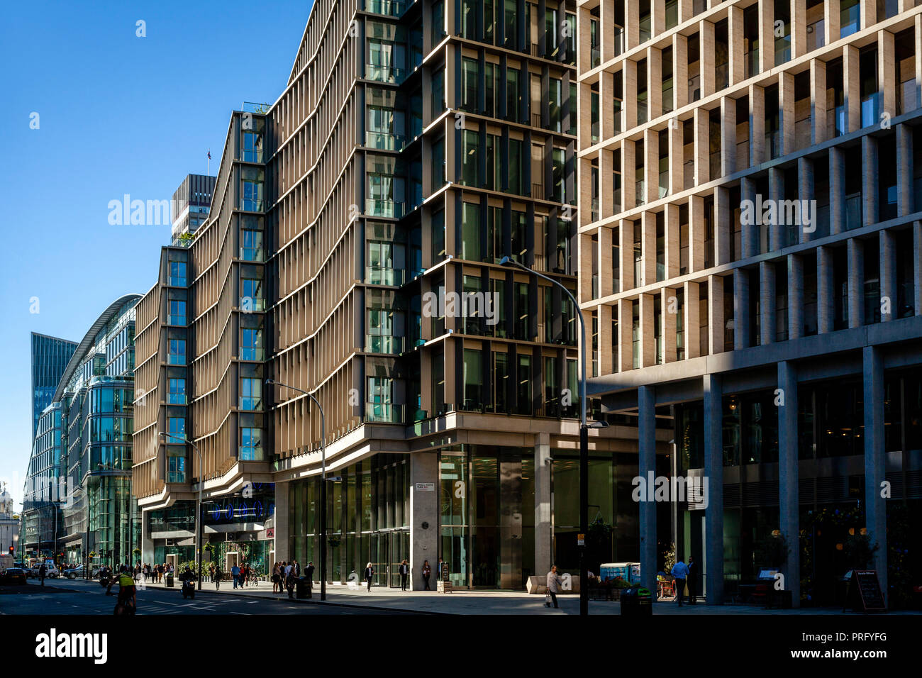 Edifici in Victoria Street, London, Regno Unito Foto Stock