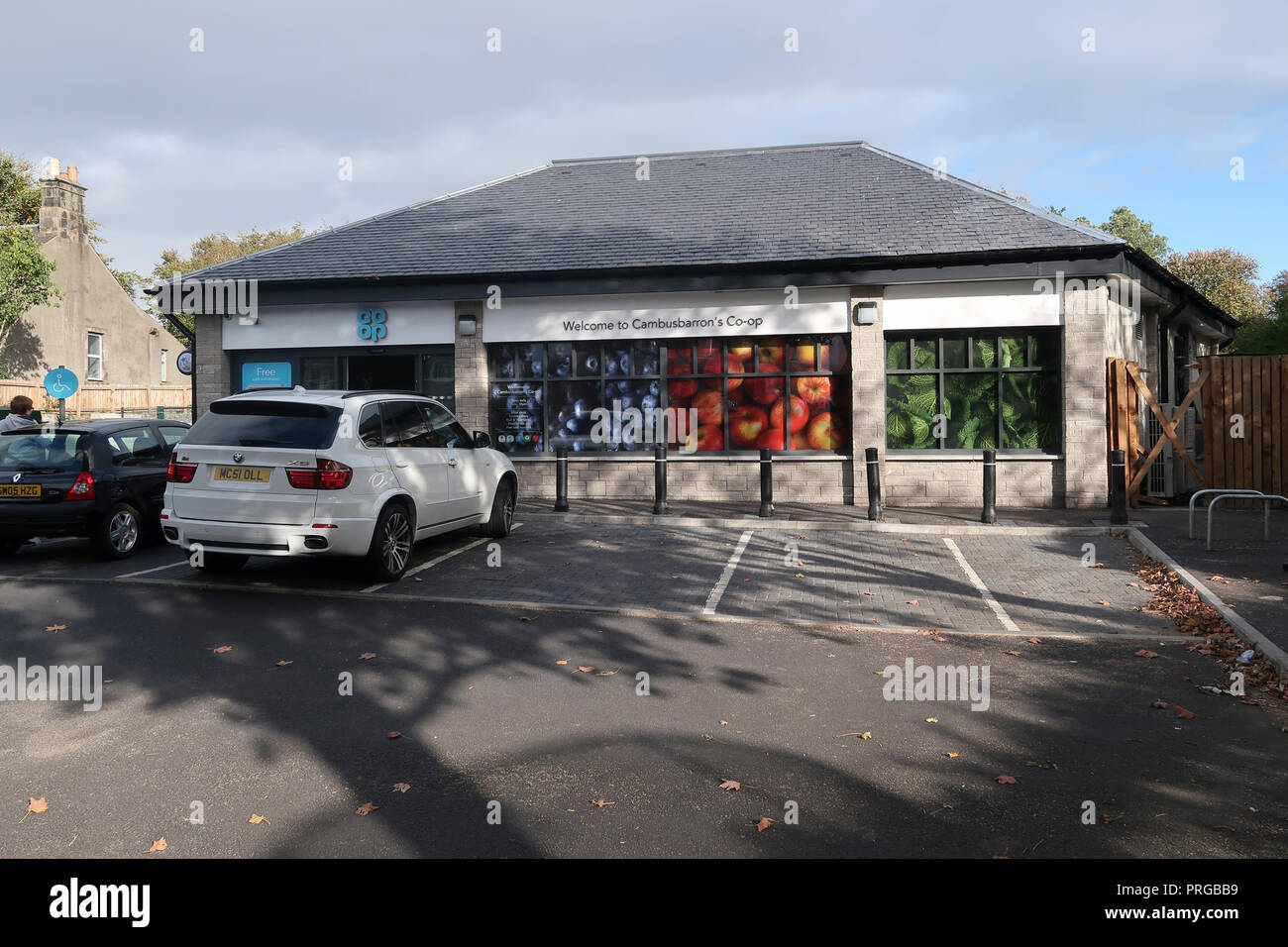 Cambusbarron Co-op shop Foto Stock