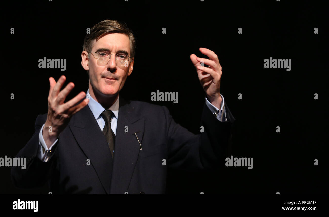 Giacobbe REES-MOGG MP, CONSERVATORI MP 2018 Foto Stock