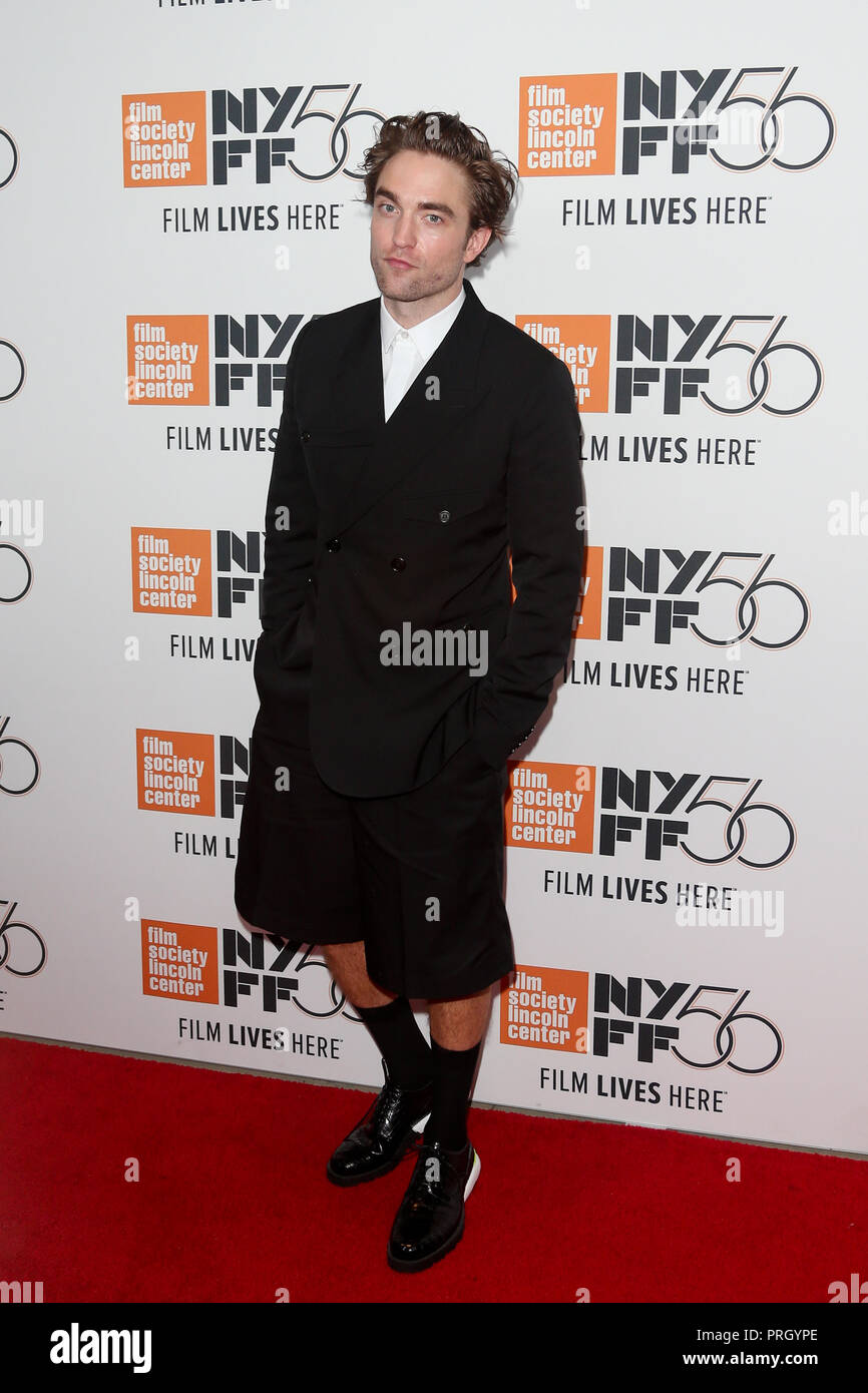 New York, Stati Uniti. 02oct, 2018. NEW YORK - Ott 2: attore Robert Pattinson assiste il 'High Life' premiere a Alice Tully Hall il 2 ottobre, 2018 nella città di New York. Credito: la foto di accesso/Alamy Live News Foto Stock