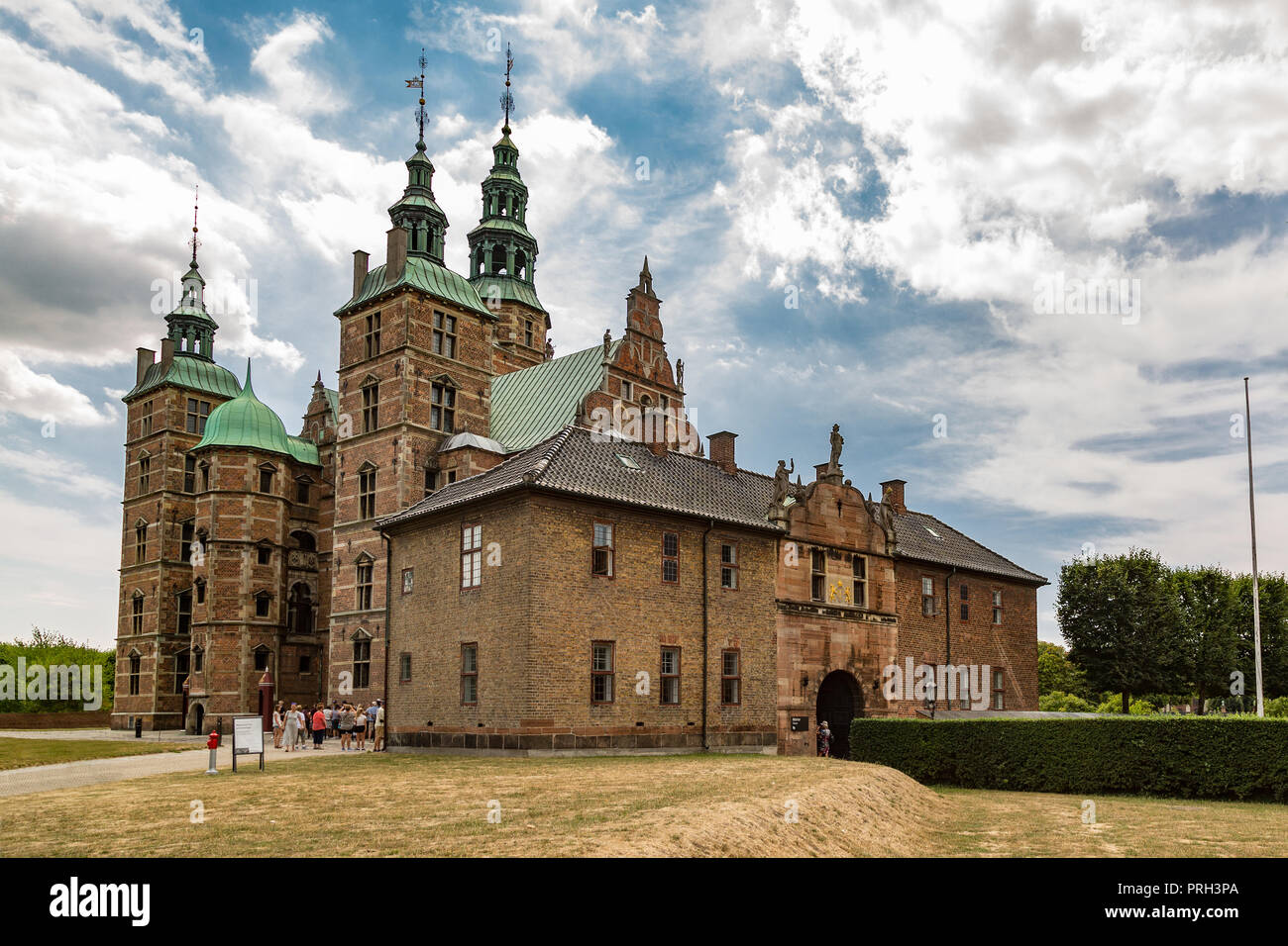 Il Castello di Rosenborg a Copenaghen Foto Stock