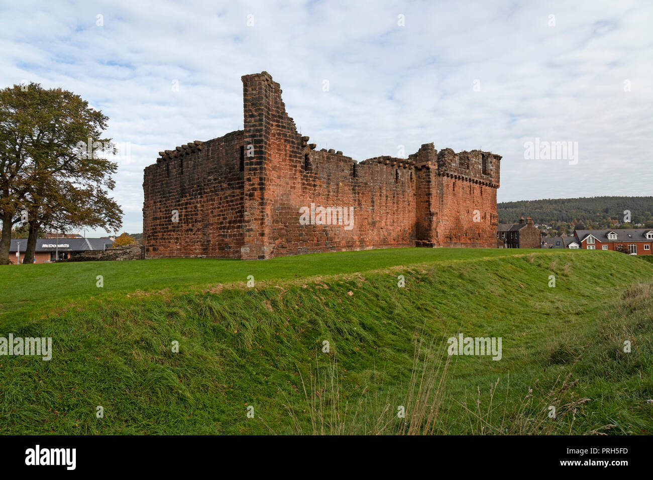 Penrith Castle, nella contea di Cumbria in Inghilterra. Foto Stock