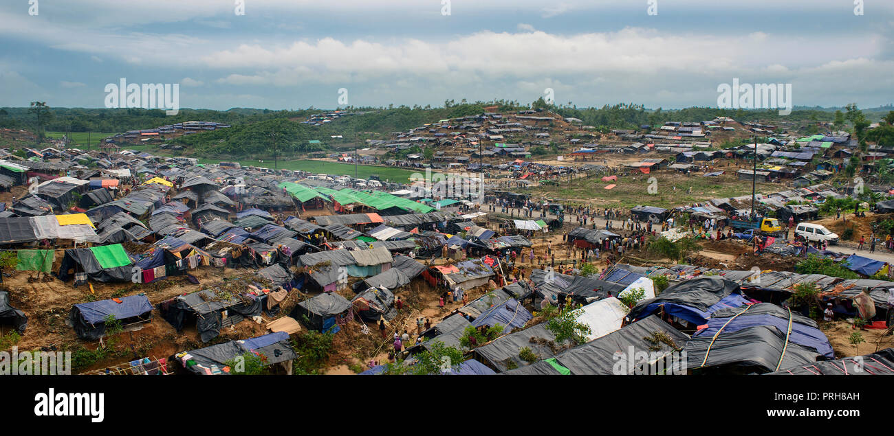 Rohingya rifugi Foto Stock