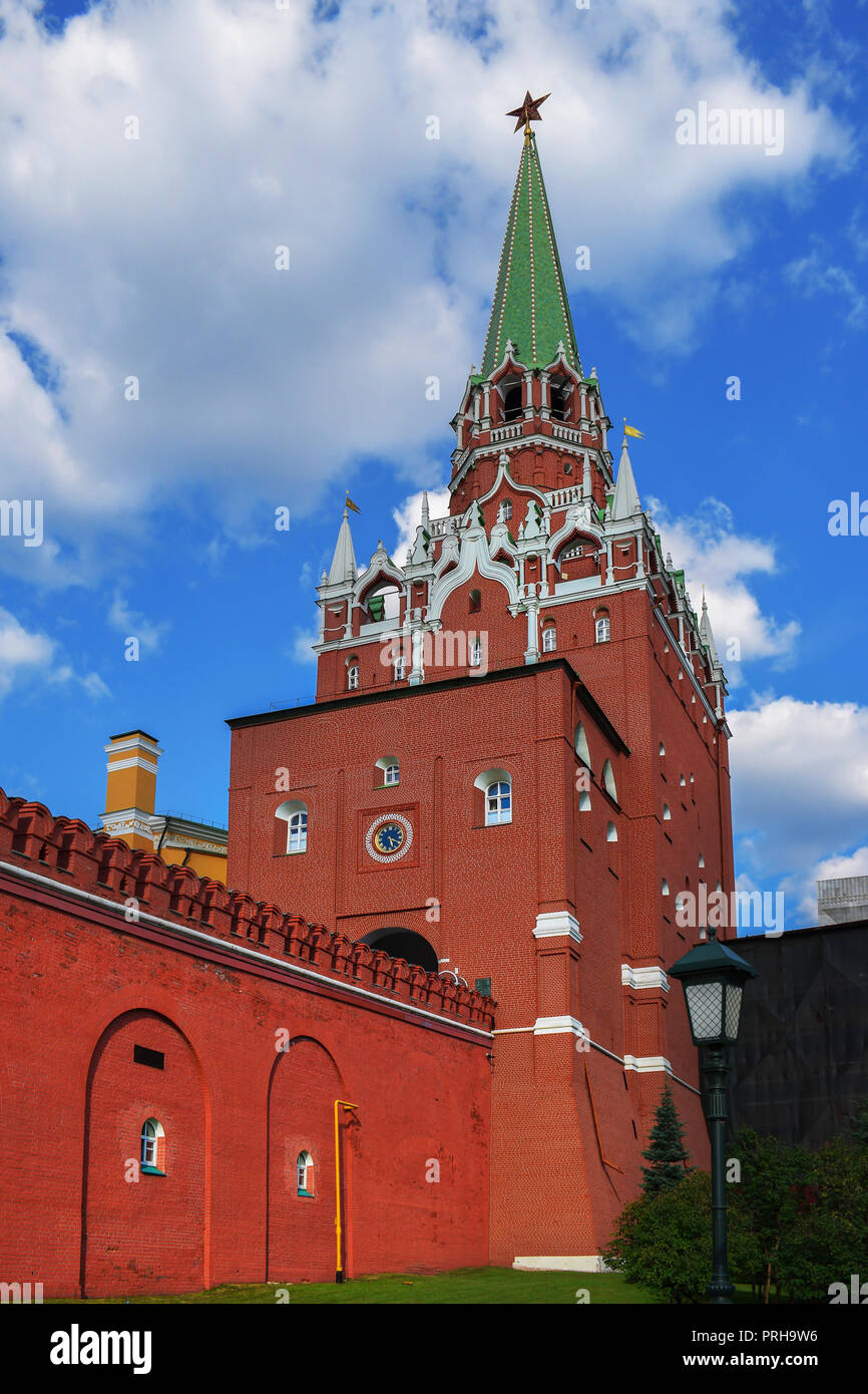 Moscow Kremlin tower, Russia Foto Stock