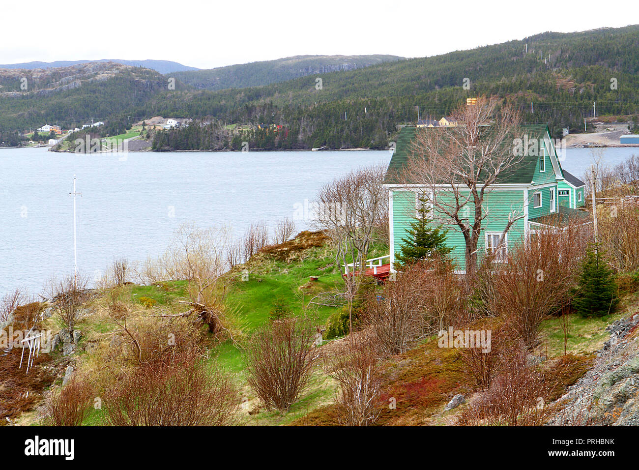 Città di Trinity. Trinità è una piccola città situata sulla Trinity Bay in Terranova e Labrador, Canada. Una delle residenze. Foto Stock