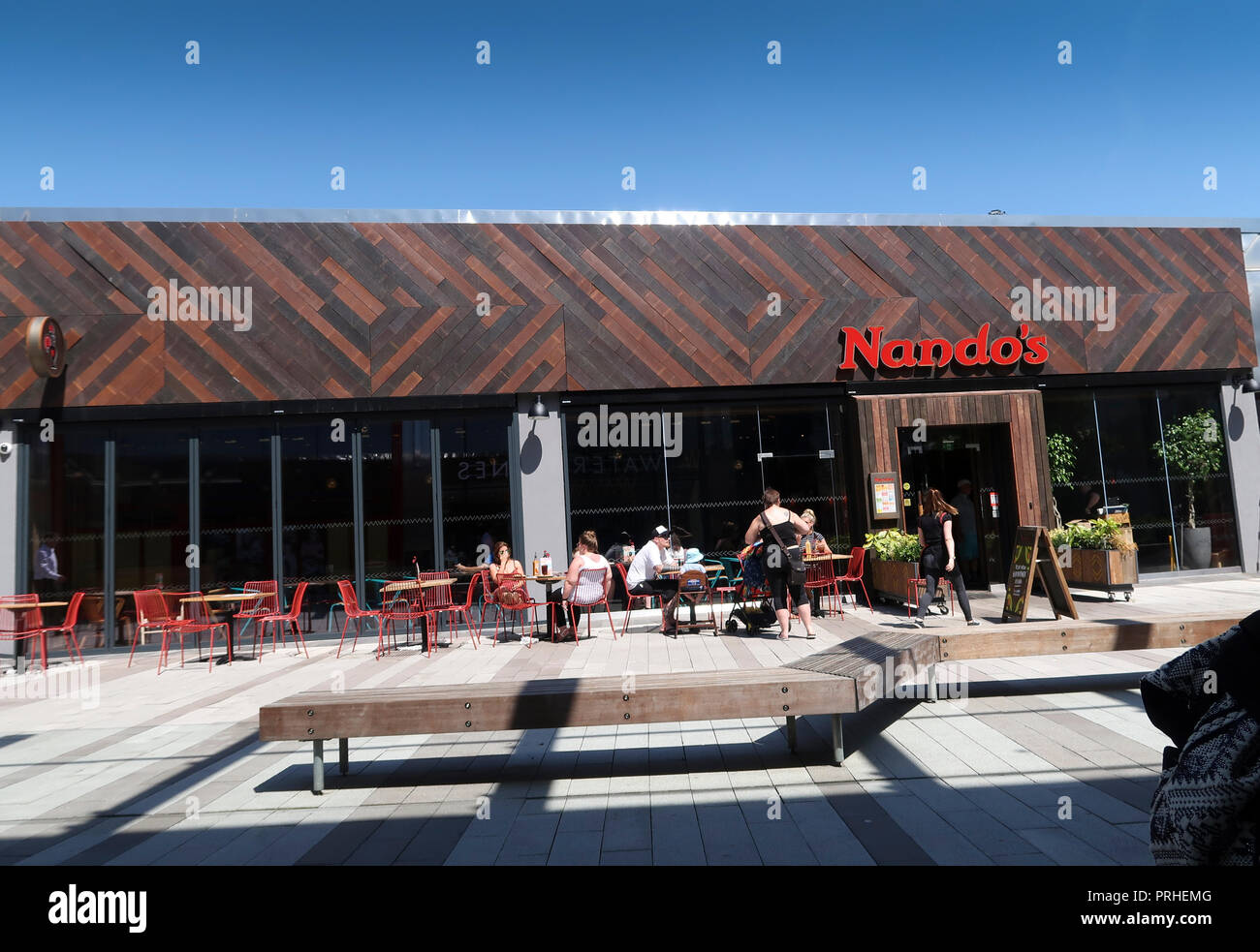 Nandos ristorante Glasgow Fort Foto Stock