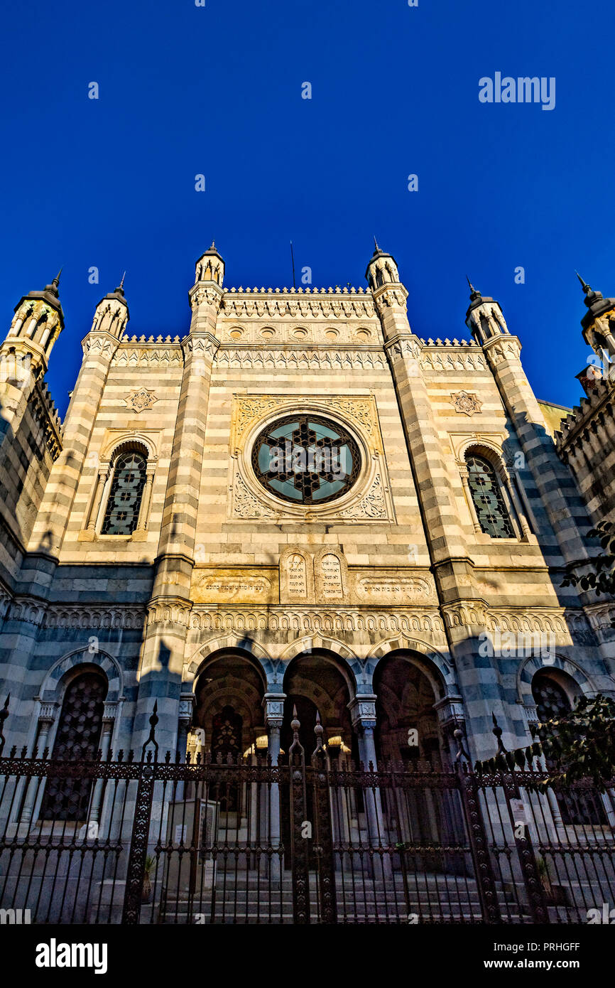 Italia Piemonte Vercelli sinagoga Foto Stock