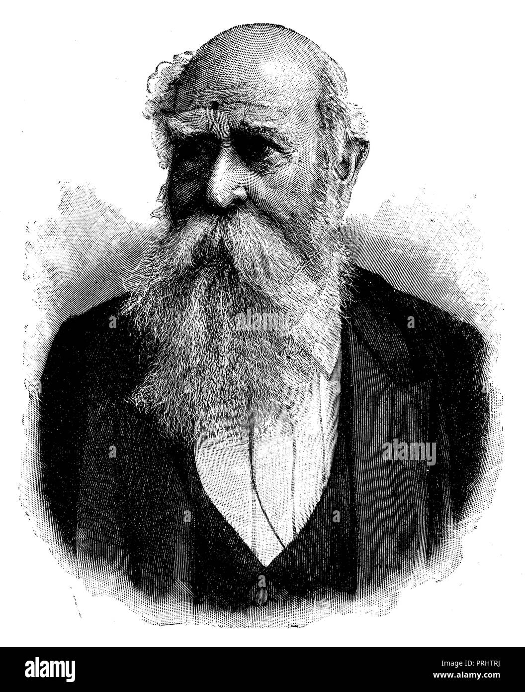 Bardeleben, Heinrich Adolf von (1819-1895), chirurgo tedesco e medico, Foto Stock