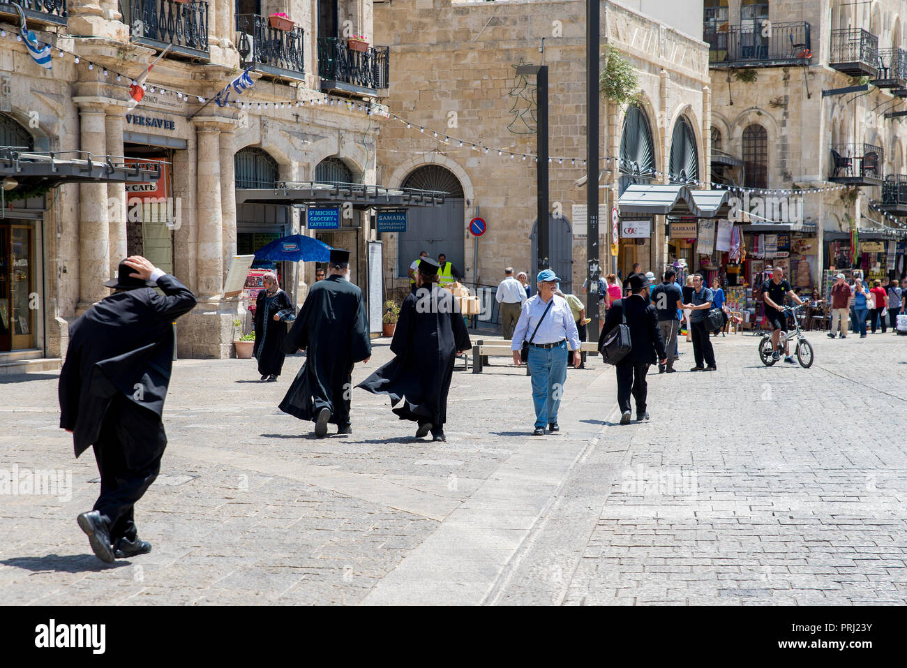 Gerusalemme la città vecchia Foto Stock