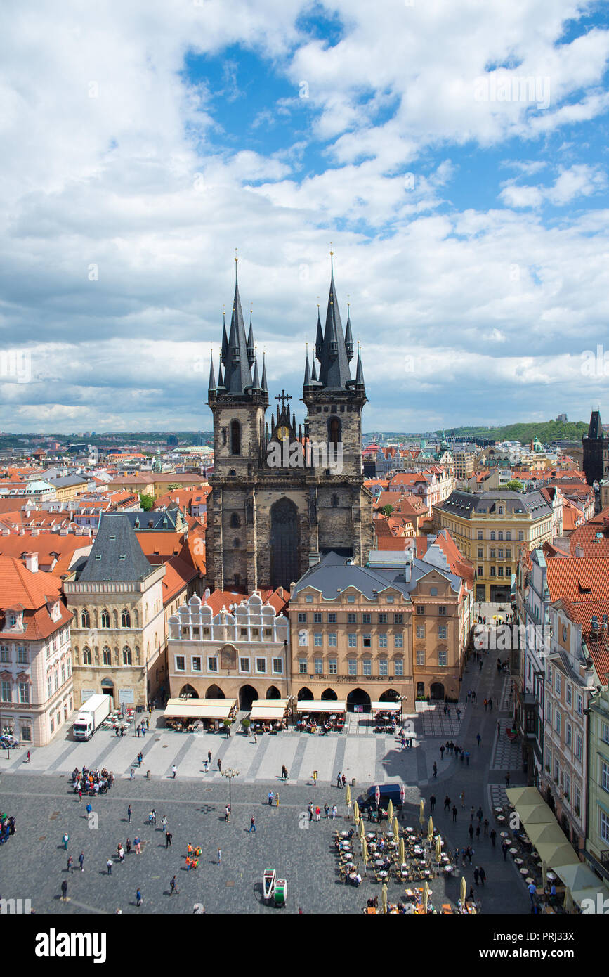 Città vecchia di Praga Foto Stock