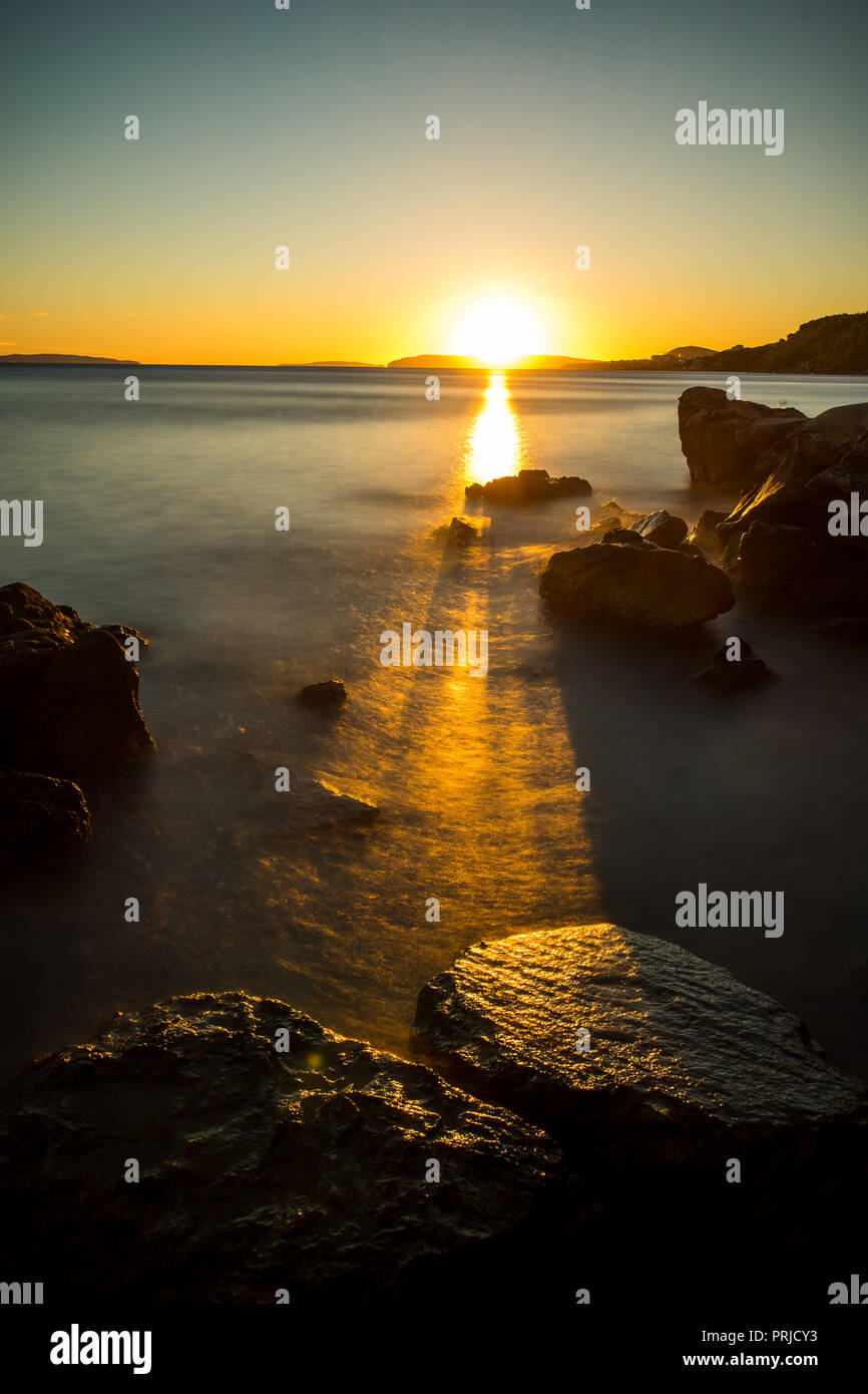 Mare vicino a Spalato, Croazia Foto Stock