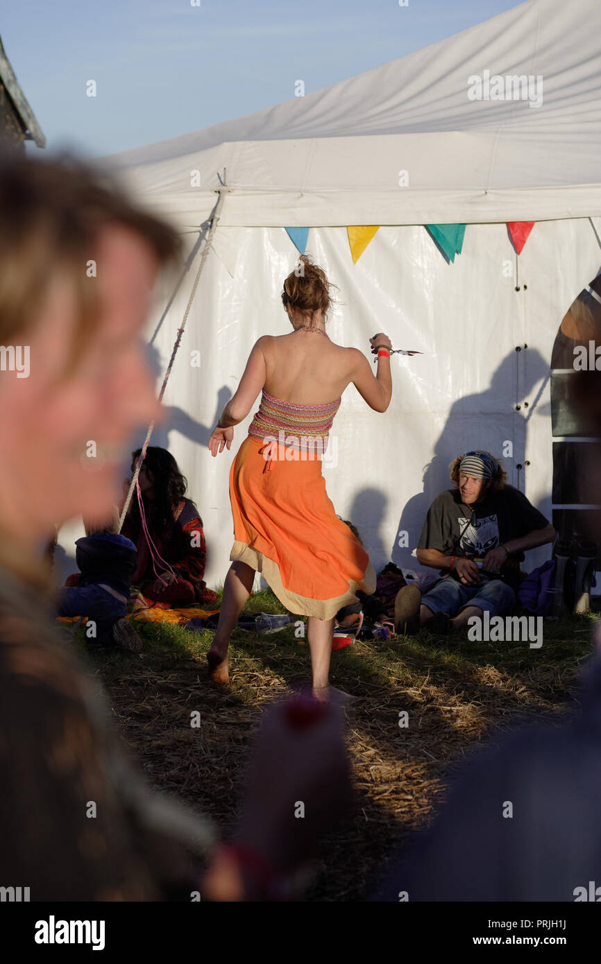 Altezze Maker Music Festival, Cornwall, Regno Unito. Foto Stock