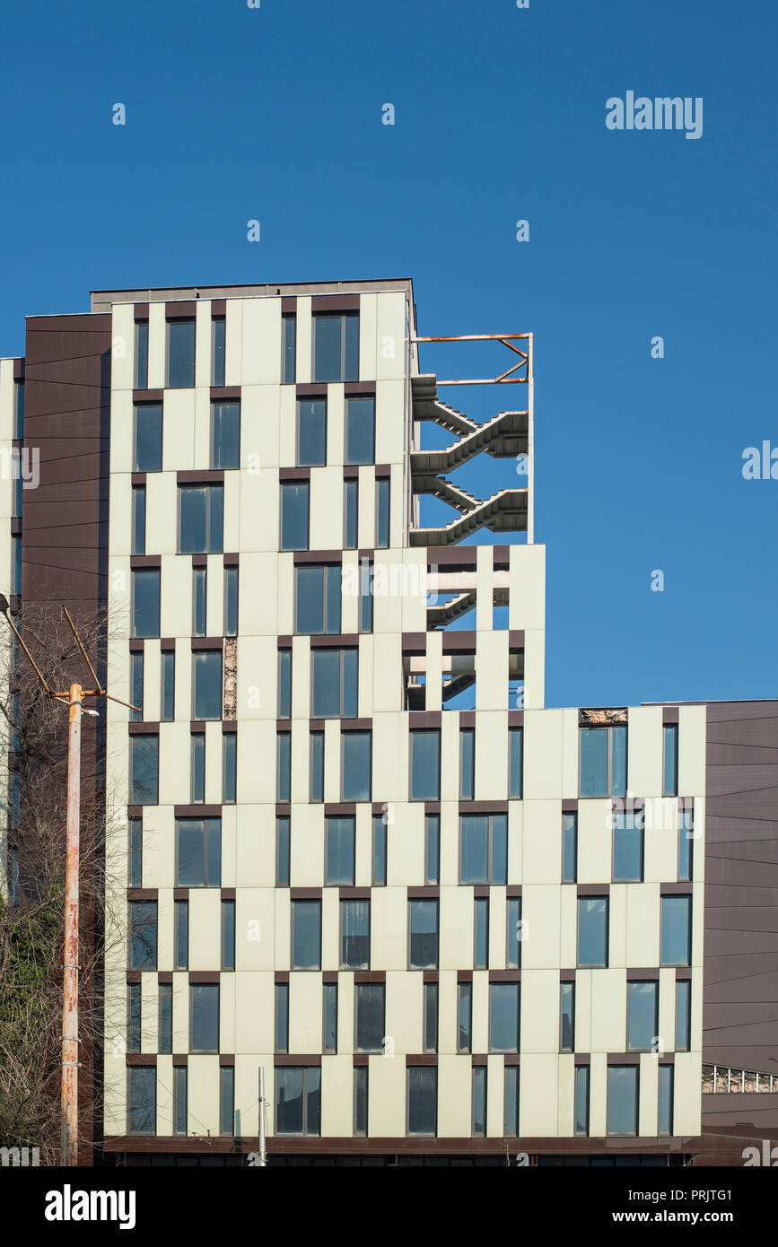Un blocco di ufficio, Sofia Foto Stock