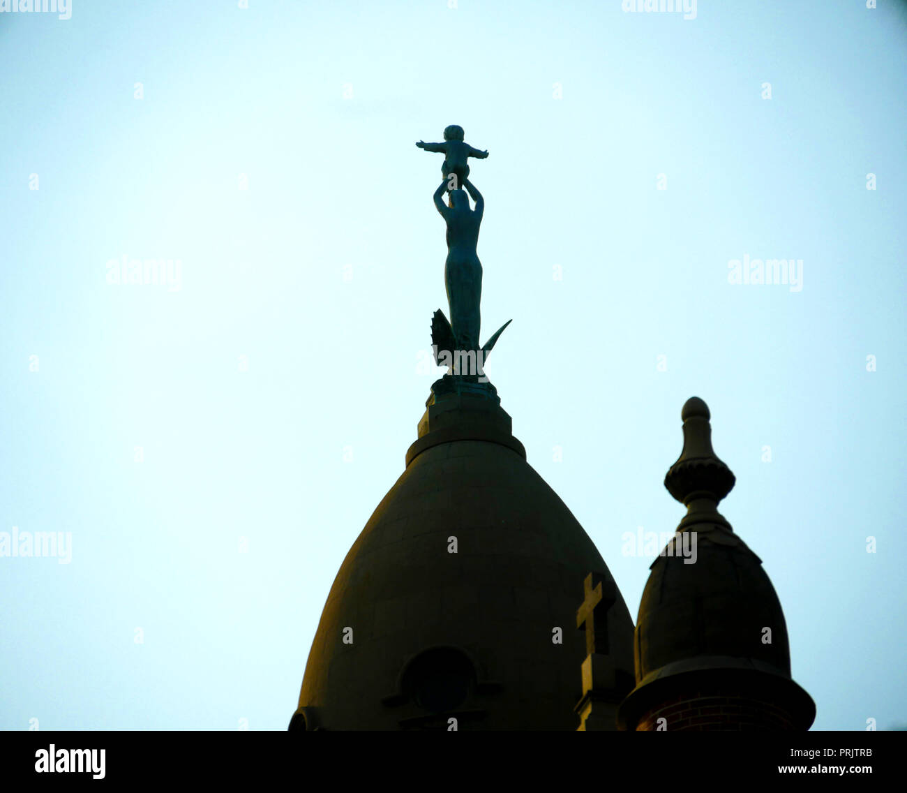Gesù bambino steeple Foto Stock