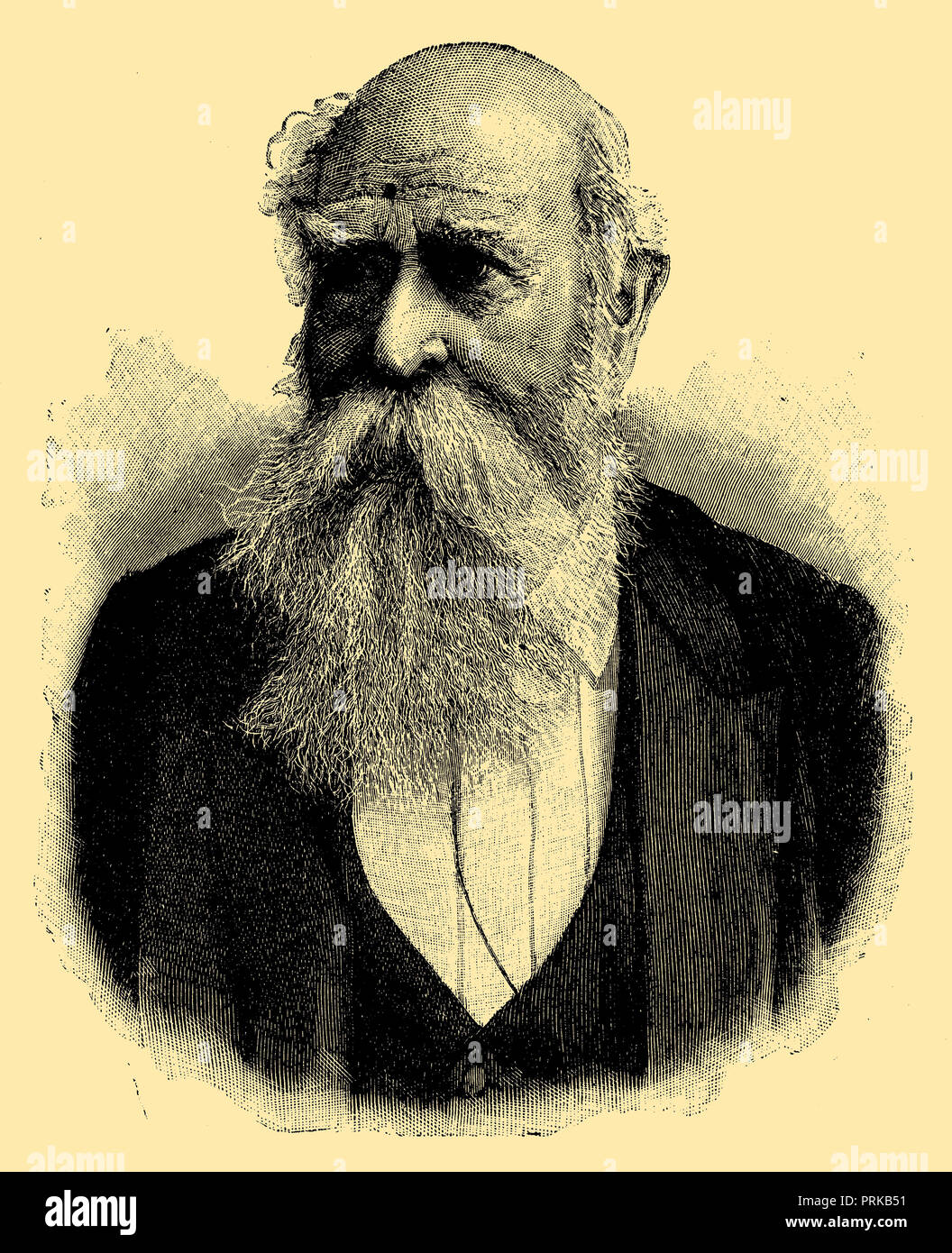Bardeleben, Heinrich Adolf von (1819-1895), chirurgo tedesco e medico, Foto Stock