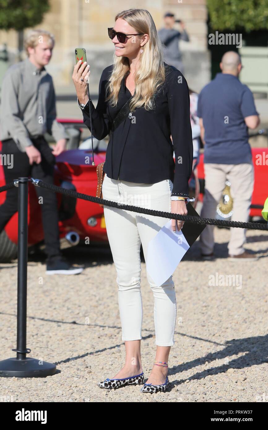 Jodie Kidd visto presso il Palazzo di Blenheim e Classic Supercar Show a giudicare la Pirelli il prestigio e la concorrenza delle prestazioni con: Jodie Kidd dove: Woodstock Oxfordshire, Regno Unito quando: 02 set 2018 Credit: Michael Wright/WENN.com Foto Stock